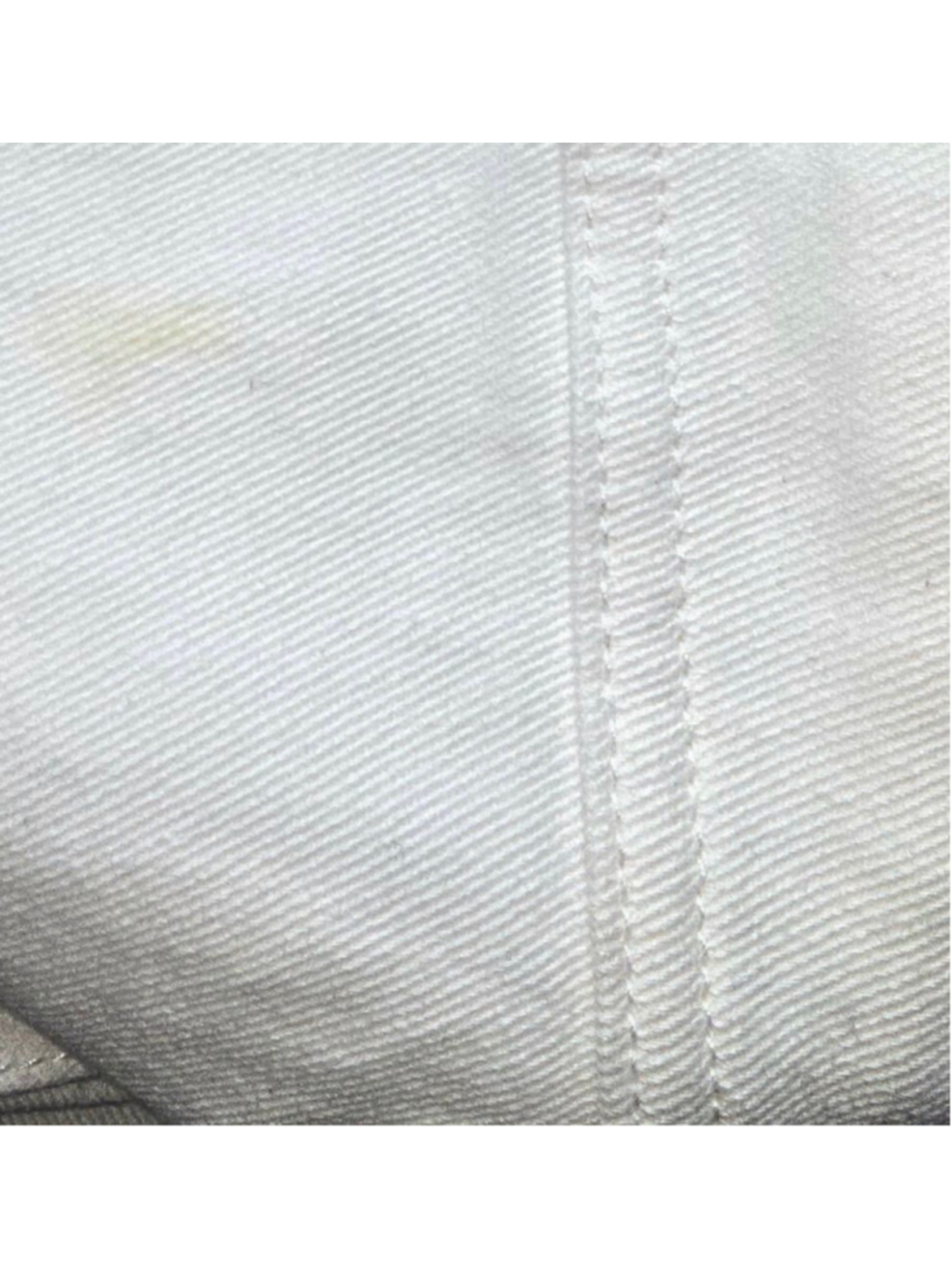 Kate & Sam White Ruffle Neck Button Front Jacket XL - Picture 11 of 11